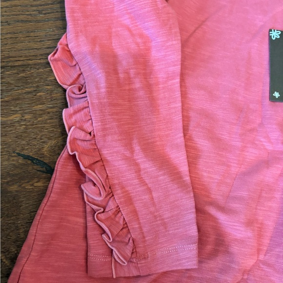 Pink Ruffle Sleeve Kids Top‎ - Picture 4 of 7
